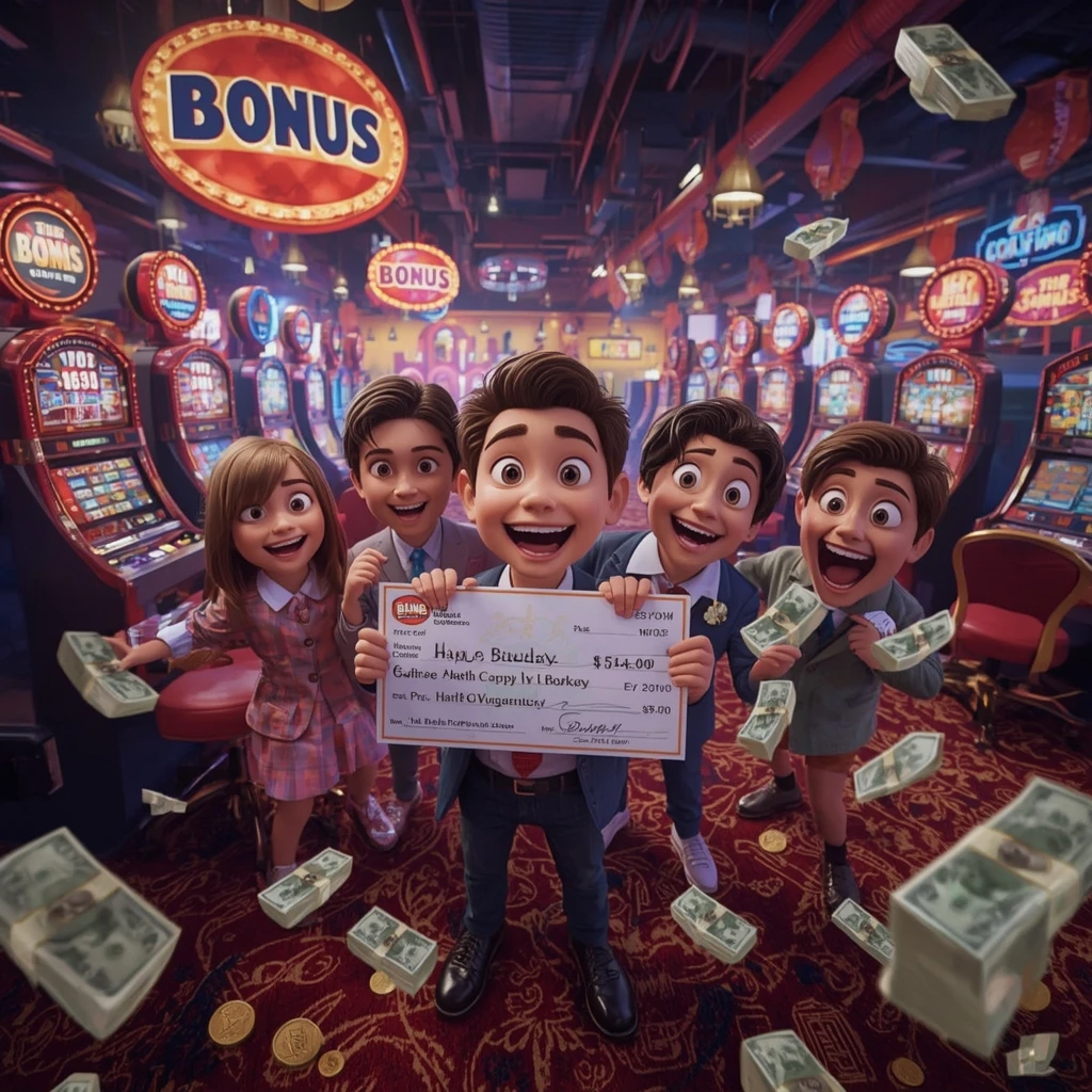 bonus in the hands of a man at Happistar Casino